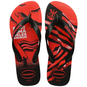 Sandália Havaianas Clubes Flamengo Preto 35/36