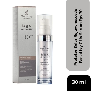 Protetor Solar Rejuvenescedor Facial Ivy C Uv Serum Fps 30