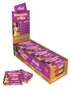 Paçoca Zero Açúcar Sabor Açaí 20G – Morena do Rio