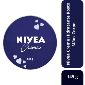 Nivea Creme Rosto Mãos Corpo Hidratante Lata Azul 145g