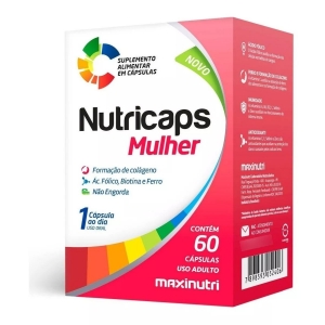 Suplemento Alimentar Maxinutri Nutricaps Mulher 60 cápsulas
