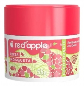 Desodorante Antitranspirante Creme Maçã Vermelha e Rosa Mosqueta 55g
