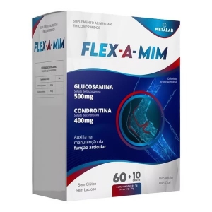 Flex-A-Mim C/60+10 Glucosamina + Condroitina 10 Comprimidos