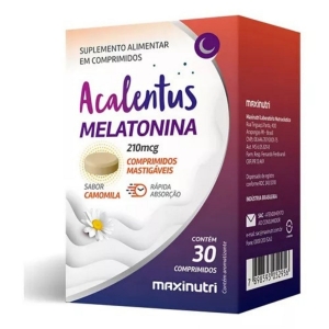 ACALENTUS MAX MELATONINA SB CAMOMILA 210MCG CPR-M FR X 30