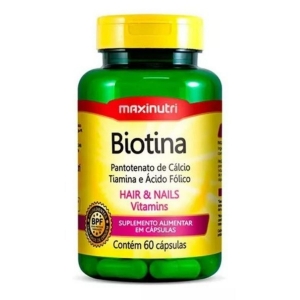 Biotina Maxinutri  60 cápsulas