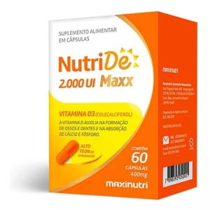 NutriDê Maxx Maxinutri 2.000UI 60 cápsulas