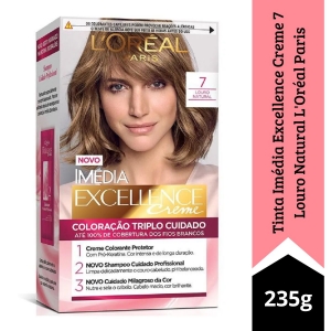 Tinta Imédia Excellence Creme 7 Louro Natural L\'Oréal Paris