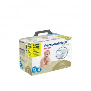 Fralda Personalidade B Total Care Bag G 54 Unidades