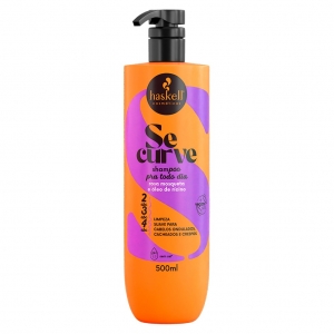 Shampoo Haskell Se Curve 500 ml – Limpeza Suave e Hidratação para Cachos