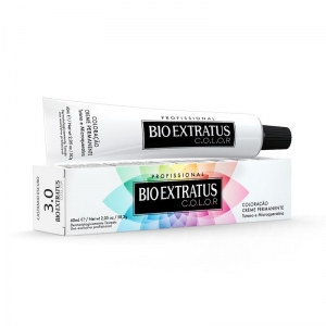 Creme Colorante Bio Extratus Castanho Escuro 3.0 — Cor Intensa e Proteção