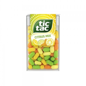 Tic Tac Citrus – Pastilhas Refrescantes com Sabor Cítrico Intenso
