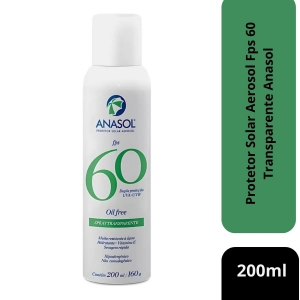 Protetor Solar Aerosol Fps 60 Transparente Anasol 200ml