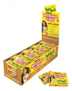 Paçoca Zero Açúcar Sabor Banana 20G – Morena do Rio