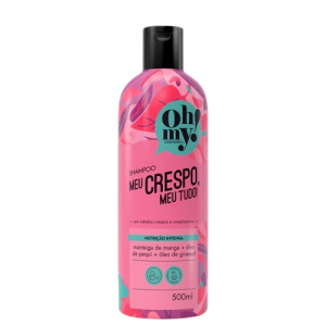 Shampoo Oh My Crespo 500ml – Hidratação e Definição para Cabelos Crespos