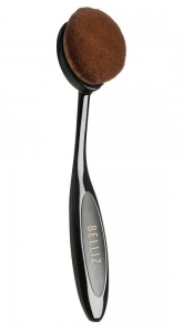 Pincel Oval Belliz Rosto – Aplicação Suave para Base, Pó & Blush