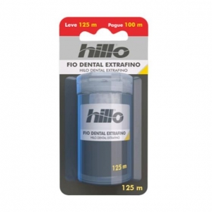 Hillo Fio Dental Extra Fino Leve 125m Pague 100m