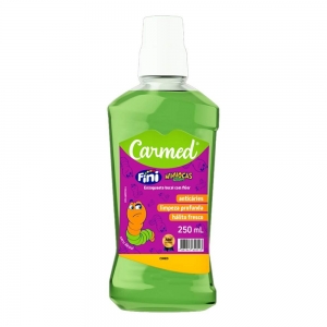 Carmed Enxaguante Bucal 250ml Fini Minhocas – Sabor Divertido e Proteção