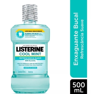 Antisséptico Bucal Listerine Cool Mint Sem Alcool 500ml