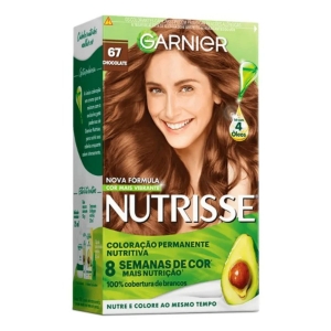 Tintura de Cabelo Nutrisse Creme Cor 67 Chocolate Garganier