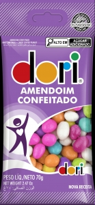 Explosão de Cores – Amendoim Dori Colorido 30x70g