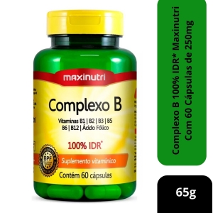 Complexo B 250mg 60 cápsulas