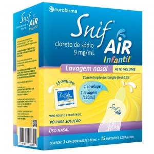 Snif Air Infantil 15 Envelopes + Lavador 1,08L