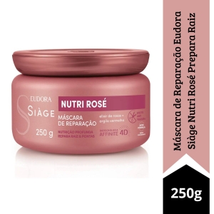 Máscara de Reparação Eudora Siàge Nutri Rosé Prepara Raiz