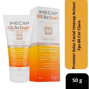 Protetor Solar Corpo Imecap Actsun Fps 60 Cor Clara 50g
