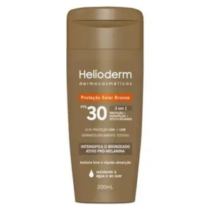 Protetor Solar Helioderm Efeito Dourado FPS30 200ml