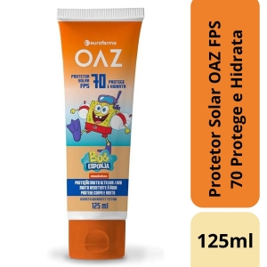 Protetor Solar Oaz Fps 70 Protege E Hidrata 125 Ml
