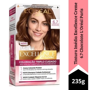 Tintura Imédia Excellence Creme 6.7 Chocolate L\'Oréal Paris
