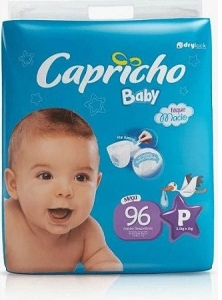 Fralda Superconfort Capricho Baby P – Pacote com 96 unidades