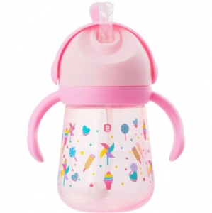 Copo Divertido Pimpolho Rosa Chelice 330ml – Doçura e Diversão para o Dia a Dia das Pequenas