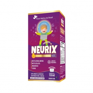 Neurix Kids 150ml Sabor Uva – Magnésio, Ferro, Metilfolato e Vitamina B12