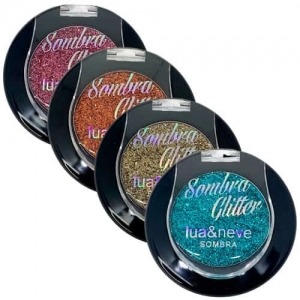 Sombra com Glitter Lua & Neve – Alta Pigmentação e Brilho Intenso
