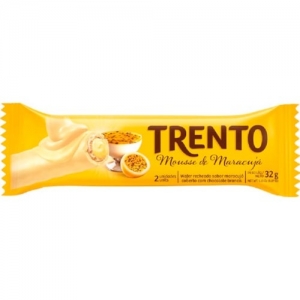 Trento Mousse de Maracujá – Wafer Crocante com Recheio Cremoso 32g