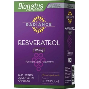 Suplemento Alimentar Radiance Resveratrol com 30 Cápsulas Sabor:Sem Sabor