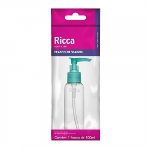 Frasco para Viagem Ricca Pump 100 ml (cores sortidas)