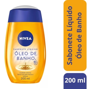 Sabonete Líquido Corporal Nivea Óleo de Banho 200ml