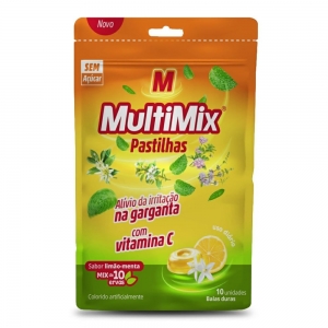 Multimix Pastilhas Adulto Limão e Menta