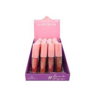 Blush Líquido Phallebeauty PH0323 – Caixa com 24 unidades de 3 ml