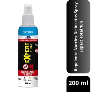 Repelente Nutriex De Insetos Spray Expert Total 10h 200ml