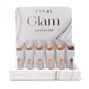Corretivo Stick Glam Vivai 8 g – Cobertura Cremosa e Natural