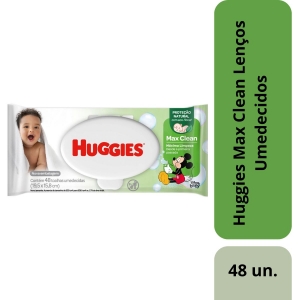 Huggies Max Clean Lenços Umedecidos 48 Un