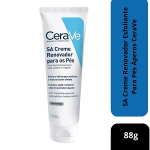SA Creme Renovador Esfoliante Para Pés Áperos CeraVe 88g