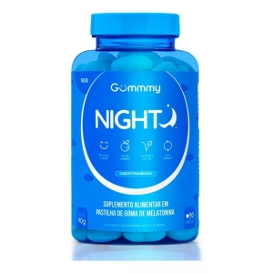 Suplemento Gummy Night Framboesa 30 Unidades 90g