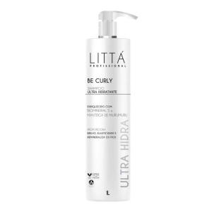 Bela Berê Shampoo Litta Profissional Curly Ultra Hidra 300 mL – Limpeza Suave com Hidratação Profunda
