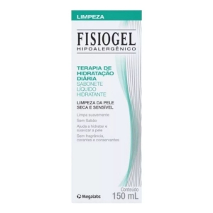 Sabonete Líquido Hidratante Hipoalergênico Fisiogel 150ml