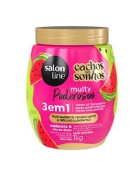 Creme 3 em 1 Salon Line Cachos dos Sonhos Multy Poderosos – Melancia & Mix de Óleos 1 kg