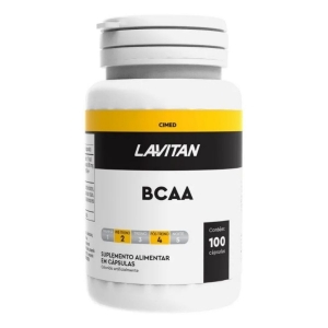 Suplemento Alimentar BCAA Lavitan com 100 Cápsulas Cimed Sabor:Sem Sabor